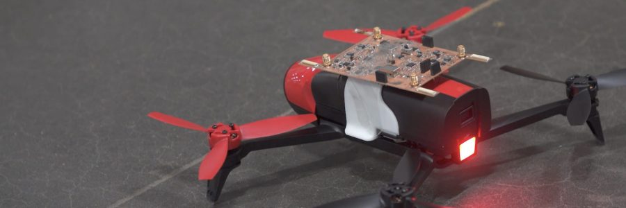 Drone Relays for Battery-Free Networks